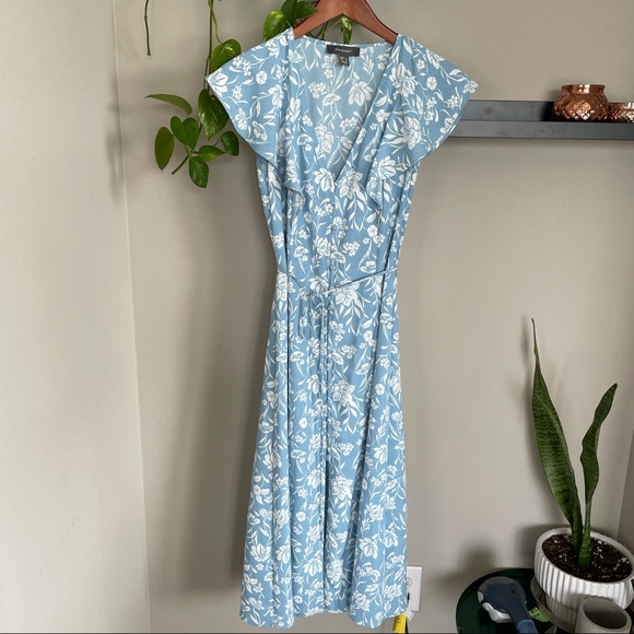 primark button dress